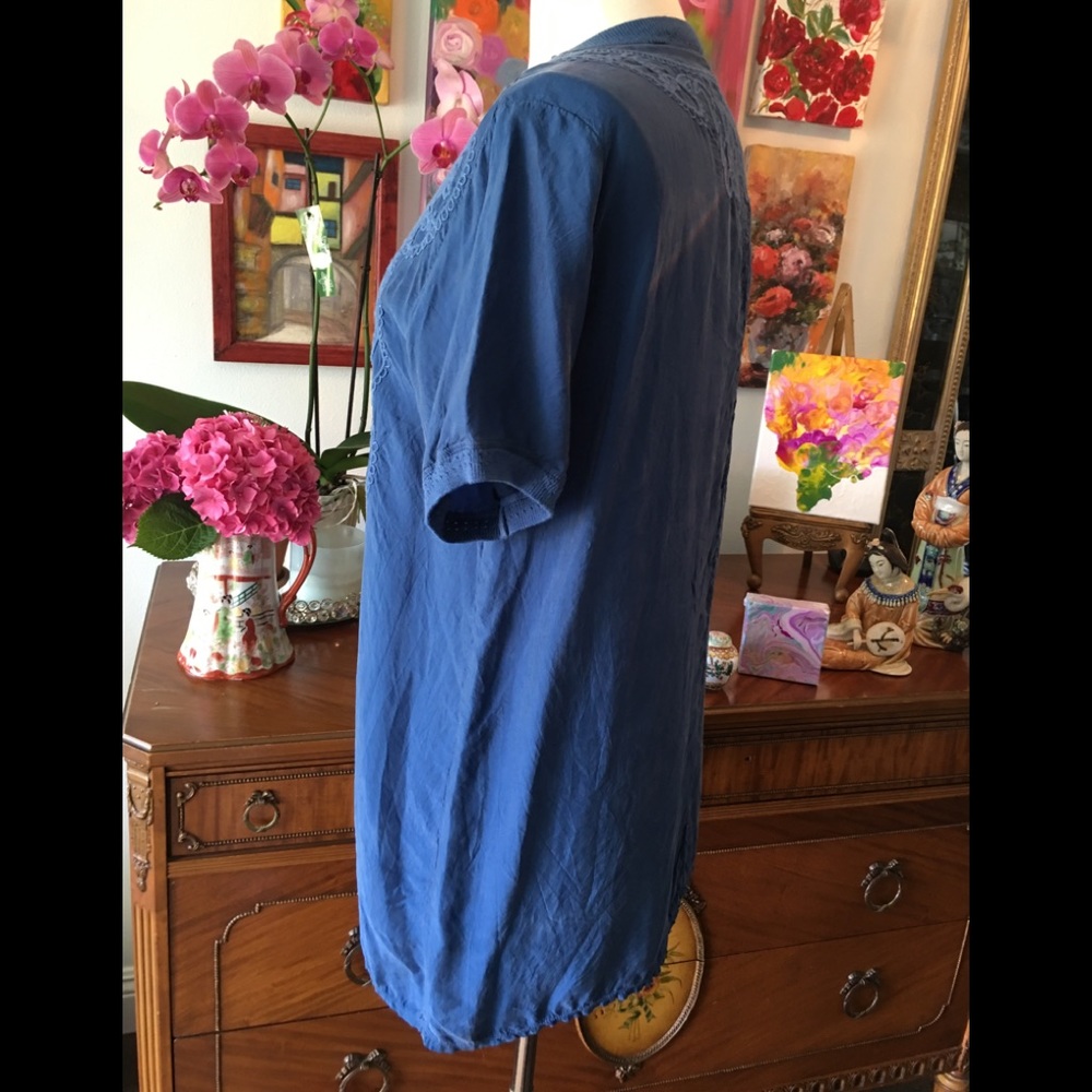 Johnny Was Tindra Cupra Blouse - Picture 3 of 6
